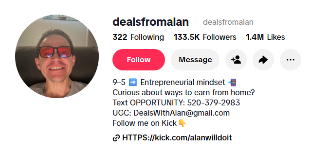Alan — TikTok creator behind @DealsFromAlan and @DealsFromAlan2